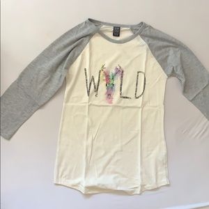 Shirt with the word WILD